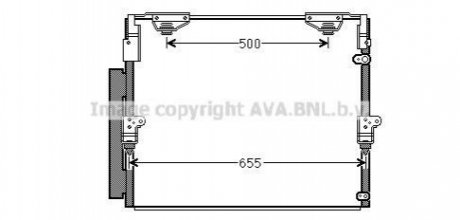 Радіатор кодиціонера AVA COOLING TO5560D