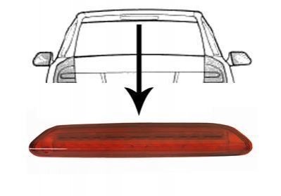 Додатковий стоп-сигнал SKODA OCTAVIA 04 > 08 Van Wezel 7622929