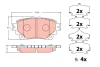 Гальмівні колодки дискові TOYOTA RAV4 \'\'R \'\'18>> TRW GDB2343 (фото 1)