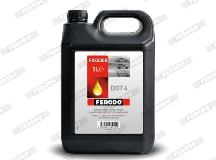 Рідина гальмівна DOT 4 5л FERODO FBX500B
