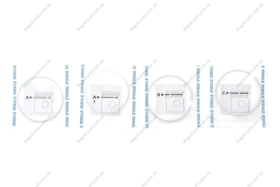 Кільця поршневі MAHLE / KNECHT 013 RS 10101 0N0 (фото 1)