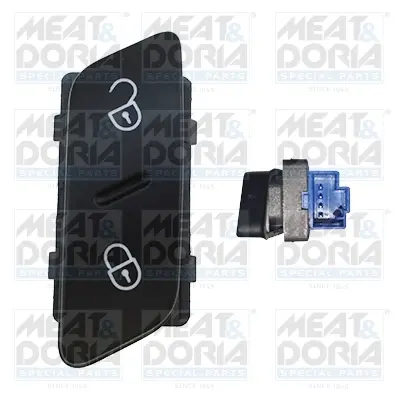 Перемикач дверей передн лів SEAT ALHAMBRA VW CC B7, GOLF V, JETTA III, PASSAT B6, SHARAN, TIGUAN 10.03-12.22 MEAT&DORIA 206030 (фото 1)