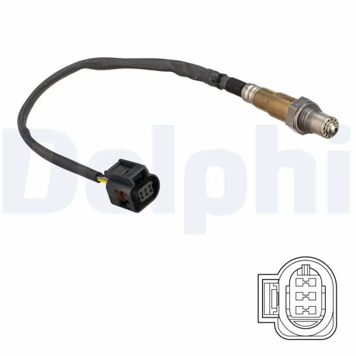 DELPHI BMW Кисневий датчик (лямбда-зонд) 1 (F20), 3 (F30, F80), 7 (F01, F02, F03, F04), MINI, ROLLS-ROYCE Delphi ES21180-12B1 (фото 1)