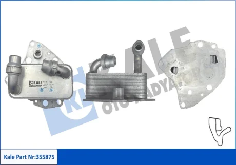 Радіатор масляний Fiat Doblo (09-), Ducato (06-)/Olel Astra J (09-), Insignia A (08-) 2.0CDTi KALE OTO RADYATOR Kale oto radyator 355875