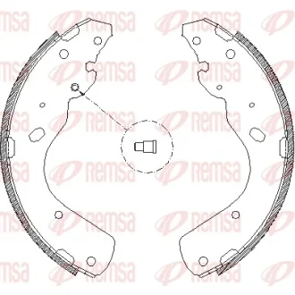 FORD гальм колодки задн. RANGER 2.5 TD 02-06, MAZDA B-SERIE 2.5 D 02-06 REMSA 4175.00