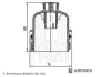 RENAULT Кришка корпуса масляного фільтра MASTER III 2.3 dCi 10- BLUE PRINT ADBP990030 (фото 3)