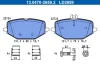 Гальмівні колодки задні (Ceramic) Mercedes-Benz GLE, GLS 300D, 350D 18- ATE 13.0470-2659.2 (фото 1)