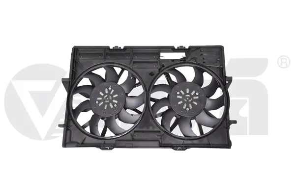 Вентилятор радіатора у зборі Audi A4, A5, A6, A7, Q5 3.0D,3.0,4.2 (08-18) 400 Вт 361 мм VIKA Vika 11211836501 (фото 1)