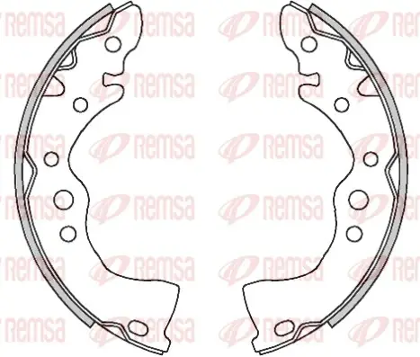 NISSAN щоки гальмівні Almera 1,6 06- REMSA 4493.00 (фото 1)
