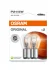 ЛАМПА P21/5W 12V 21W BAY15d BLI STANDARD OSRAM 75282BL (фото 1)