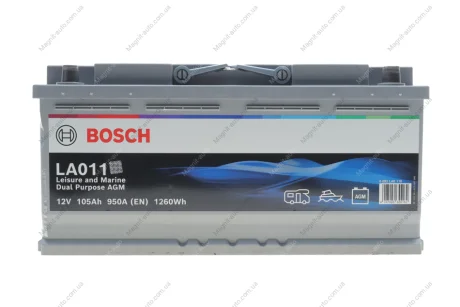 Аккумулятор Bosch 12В/105Ач/905А BOSCH 0 092 LA0 110