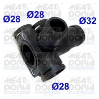 MEATDORIA VW Флянець охолоджувальної рідини Golf,Jetta,Passat,T4,AUDI,SEAT 1,6-2,0 MEAT&DORIA 93104