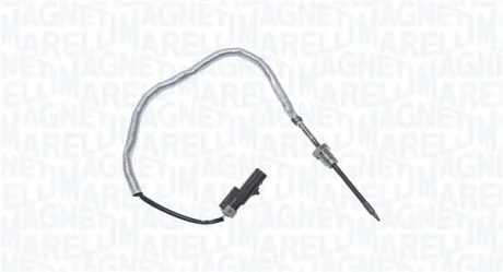JEEP Датчик температури відпрацьованих газів GRAND CHEROKEE IV 3.0 11- MAGNETI MARELLI 172000495010