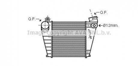 AVA VW Інтеркулер GOLF IV 1.9 00-, SKODA, AUDI, SEAT AVA COOLING AIA4200