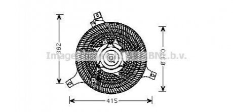 AVA INFINITI Вентилятор радіатора FX 45 03- AVA COOLING DN7530