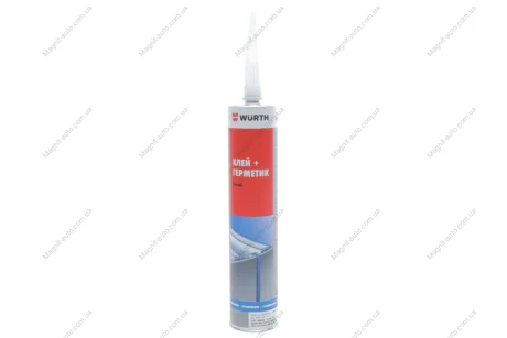 Клей-герметик K+D, комбінований, поліуретановий, білий, 300 ml {арт. } Wurth 08901001