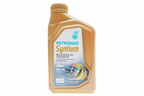 Олива моторна SYNTIUM 5000 AV 5W-30 SN (1L) Petronas 70950E18EU