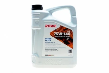 Олива трансмісійна HIGHTEC HYPOID EP SAE 75W-140 S-LS (5 L) ROWE 25029-0050-99