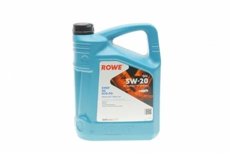 Олива моторна HIGHTEC SYNT HC ECO-FO SAE 5W-20 (5 L) ROWE 20206-0050-99