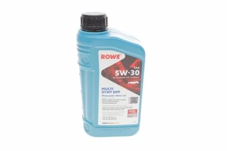 Олива моторна HIGHTEC MULTI SYNT DPF SAE 5W-30 (1 L) ROWE 20125-0010-99