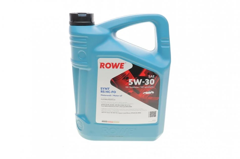 Олива моторна HIGHTEC SYNT RS SAE 5W-30 HC-FO (5 L) ROWE 20146-0050-99 (фото 1)