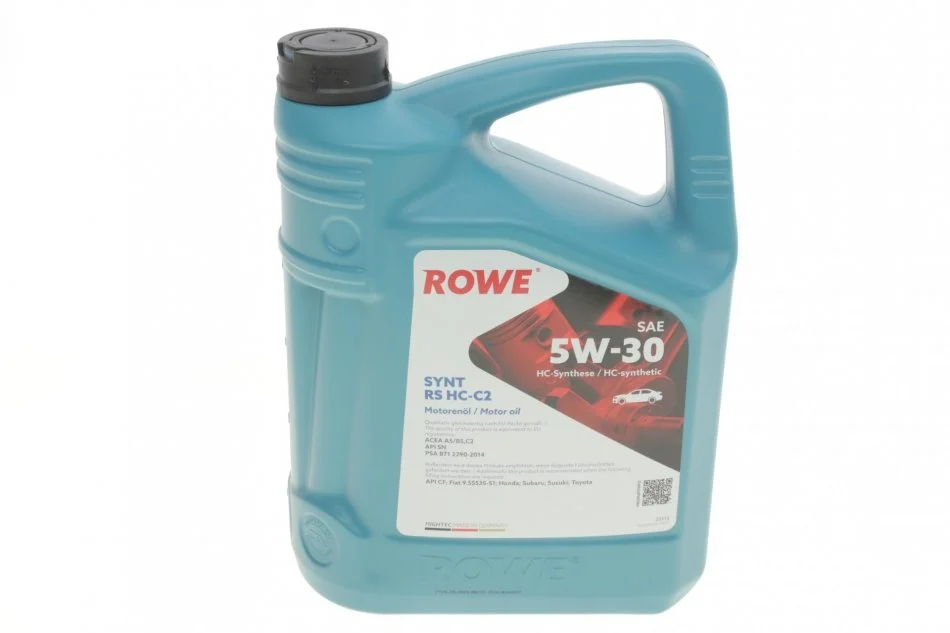 Масло моторное HIGHTEC SYNT RS SAE 5W-30 HC-C2 (5 L) ROWE 20113-0050-99 (фото 1)