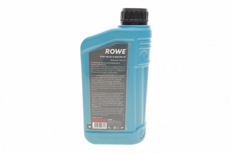 Олива моторна HIGHTEC SYNT RS HC-D SAE 5W-30 (1 L) ROWE 20060-0010-99