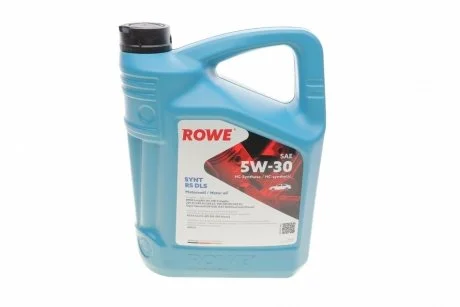 Олива моторна HIGHTEC SYNT RS DLS SAE 5W-30 (5 L) ROWE 20118-0050-99