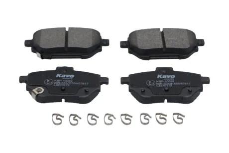 PARTS TOYOTA Колодки гальмівні задні TOYOTA COROLLA 1.2-2.0H 10.18- KAVO KBP-10089