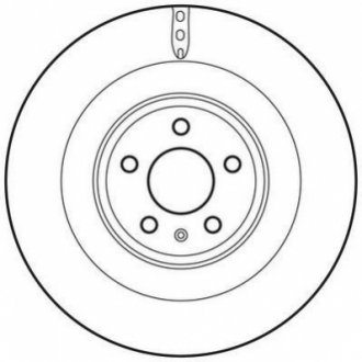 AUDI диск гальмівний передній 356мм A4/A5/A6/Q5 08- Jurid 562767JC