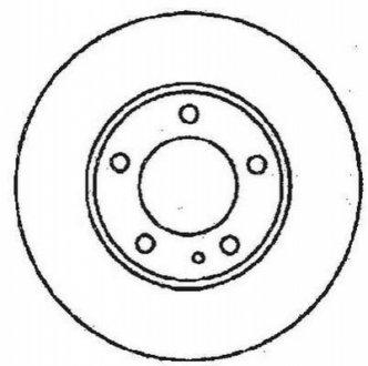 BMW диск гальмівний передній 316/318I E36 11/90- Jurid 561550JC