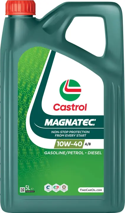Олива моторна 10W-40 Castrol MAGNATEC API SP, ACEA A/B, VW 501 01/505 00, 5л, н/синт. CASTROL 15F7D2 (фото 1)