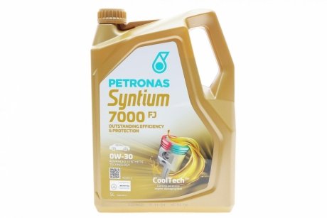 Олива моторна SYNTIUM 7000 FJ 0W-30 SN (5L) Petronas 70670M12EU