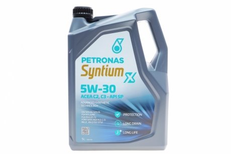 Олива моторна SYNTIUM X 5W-30 C2,C3 (5L) Petronas 70982M12EU