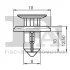 Кліпса кріплення (затискач) Fischer Automotive One (FA1) 75-30006.10 (фото 2)
