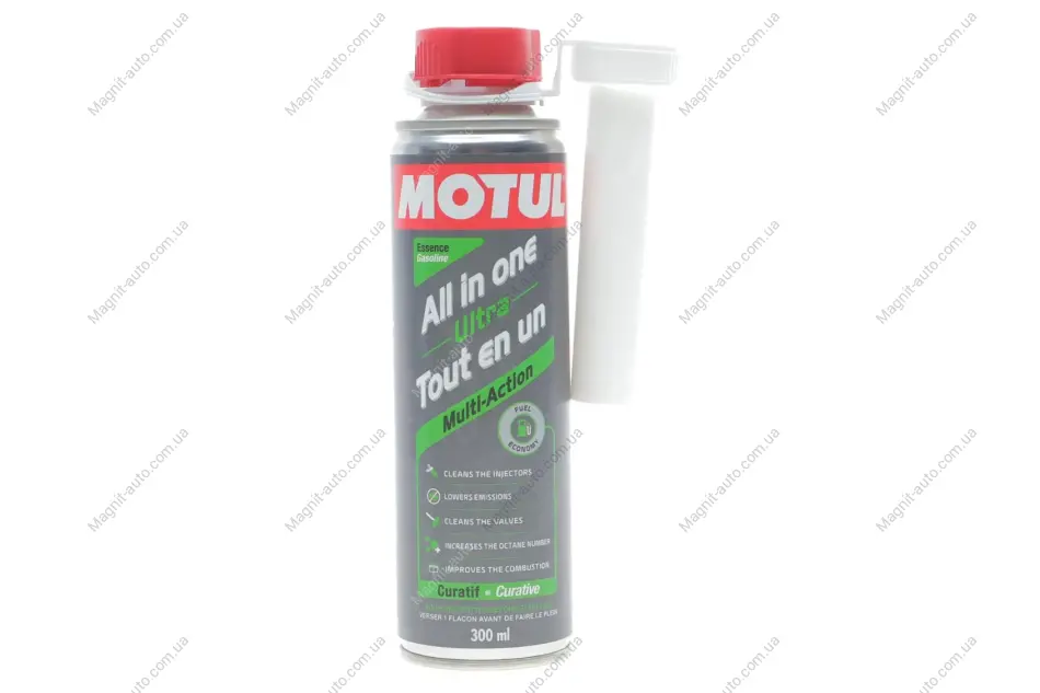Очищувач паливної системи бензинових двигунів MOTUL All In One Ultra Gasoline 300ml Motul 103101 (фото 1)