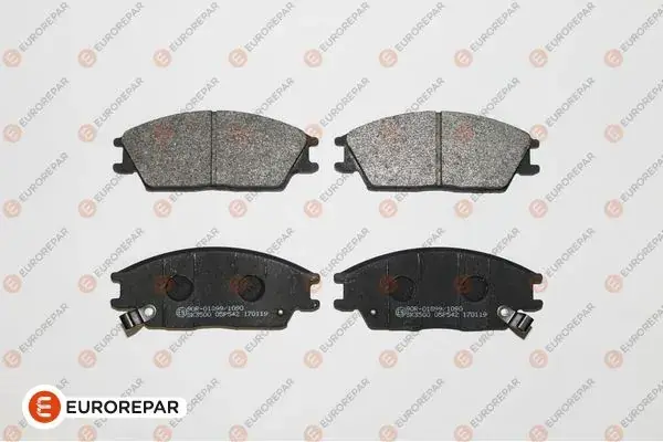 Гальмівні колодки пер. Accent/Getz 94-10 (AKEBONO) Eurorepar 1617284380 (фото 1)