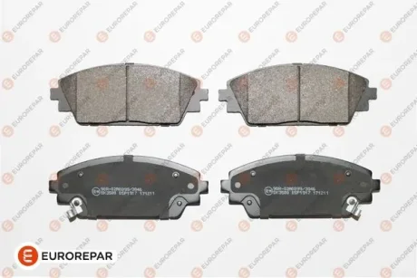 MAZDA Гальмівні колодки передн. Mazda 3 13- Eurorepar 1639381780