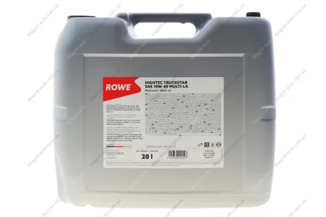 Олива моторна HIGHTEC TRUCKSTAR SAE 10W-40 MULTI-LA (20 L) ROWE 20096-0200-99
