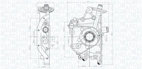 HYUNDAI Оливний насос ACCENT II 00-, ACCENT III 05-, ELANTRA III 00-, GETZ 05-, KIA MAGNETI MARELLI 351516000114