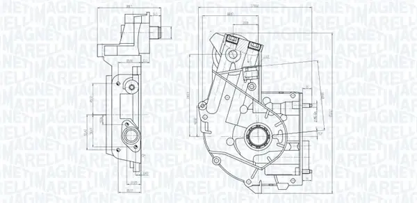 FIAT Оливний насос BRAVA 98-, PANDA 03-, PUNTO 01-, TOYOTA MAGNETI MARELLI 351516000098 (фото 1)