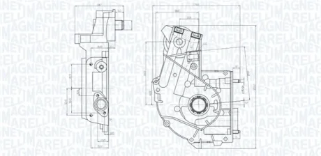 FIAT Оливний насос BRAVA 98-, PANDA 03-, PUNTO 01-, TOYOTA MAGNETI MARELLI 351516000098