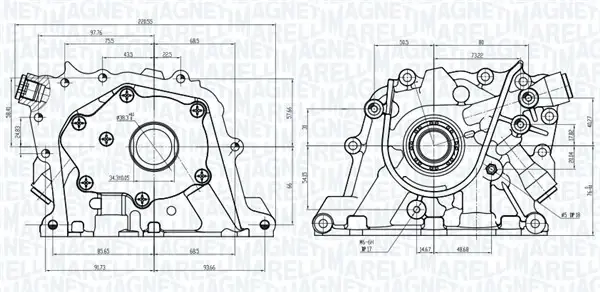 Насос масляний MAGNETI MARELLI 351516000127 (фото 1)