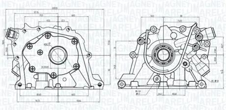 Насос масляний MAGNETI MARELLI 351516000127