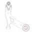 Сайлентблок важеля передня вісь Mitsubishi Lancer 03-13 Outlander 03-07 Chery (вир-во) CTR GV1007 (фото 1)