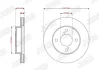 SUZUKI Гальмівний диск передн. IGNIS III 1.2 16- Jurid 563441JC (фото 2)