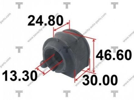 Втулка стабилизатора TENACITY ASBMA1018