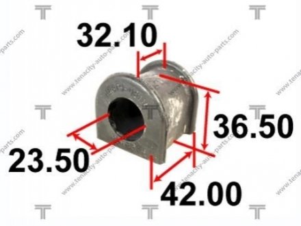 Втулка стабилизатора TENACITY ASBTO1012 (фото 1)