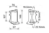 AVA BMW Оливний радіатор (без корпуса) 1 F20, 2, 3 F30, 4, 5 F10, X1 E84, X3 F25, X5 F15 2.0d AVA COOLING BW3553 (фото 1)
