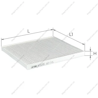 ALPHA INFINITI фільтр салону JX35 13-, QX60 14-, NISSAN Altima 13-, Maxima 16-, Murano 16-, Pathfinder 13- Alpha AF5295